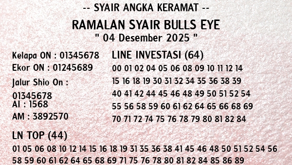 Prediksi Bulls Eye