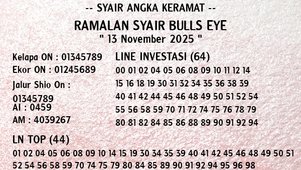 Prediksi Bulls Eye