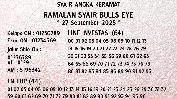 Prediksi Bulls Eye