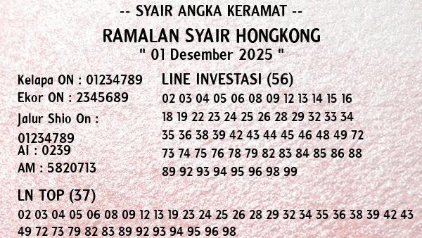 Prediksi Hongkong