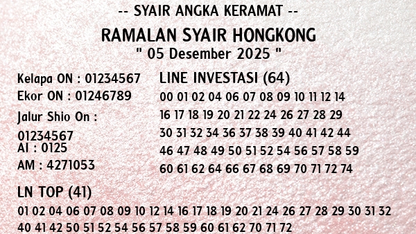 Prediksi Hongkong