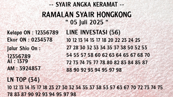 Prediksi Hongkong