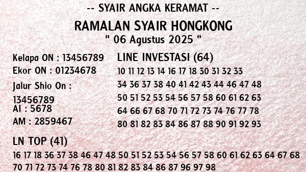 Prediksi Hongkong