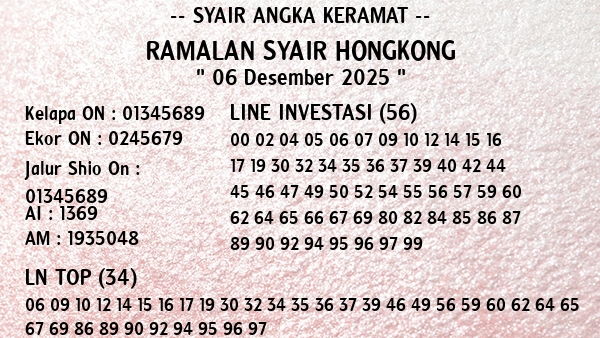 Prediksi Hongkong