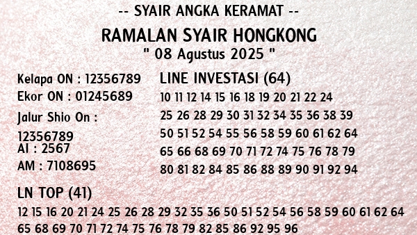Prediksi Hongkong