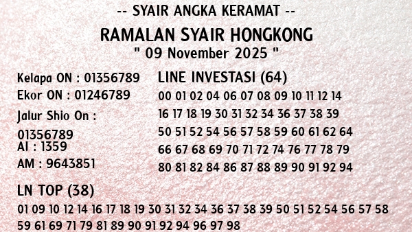 Prediksi Hongkong