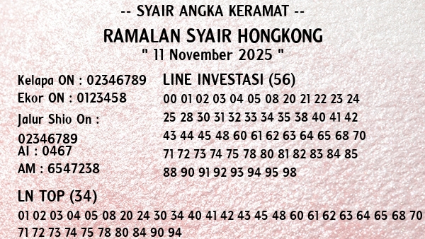 Prediksi Hongkong