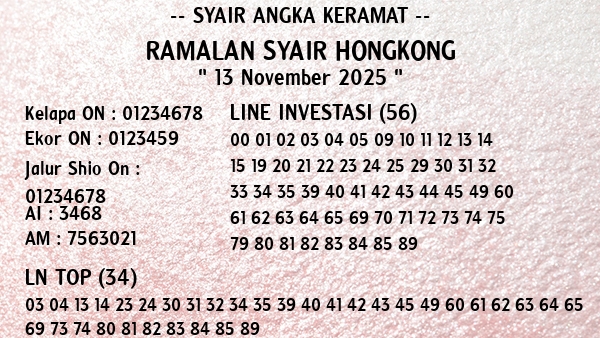 Prediksi Hongkong