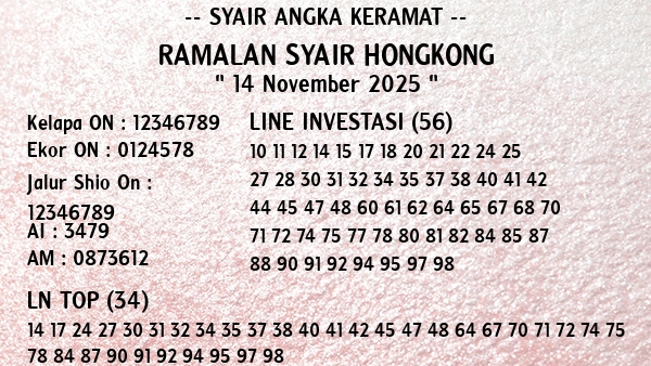 Prediksi Hongkong