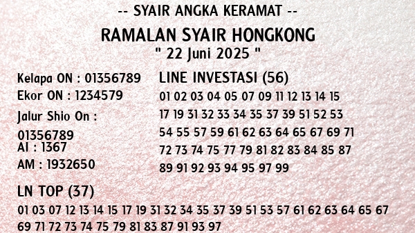 Prediksi Hongkong