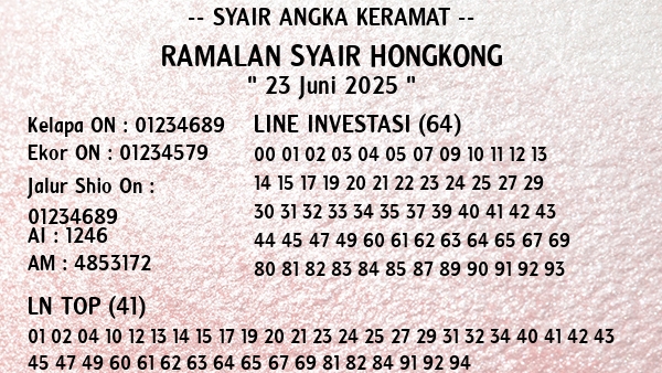 Prediksi Hongkong