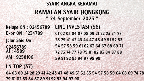 Prediksi Hongkong
