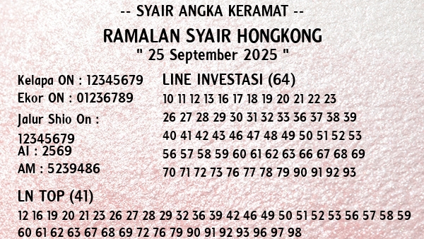Prediksi Hongkong