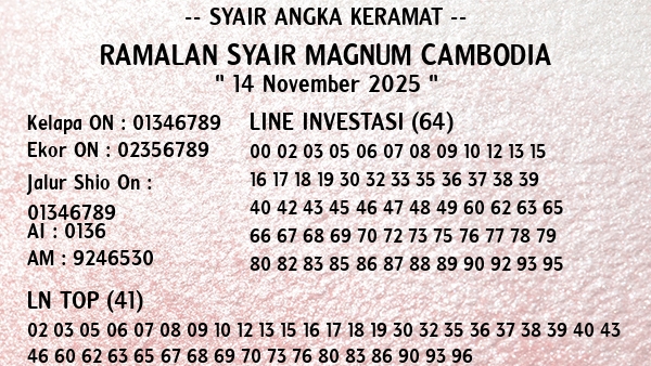 Prediksi Magnum Cambodia