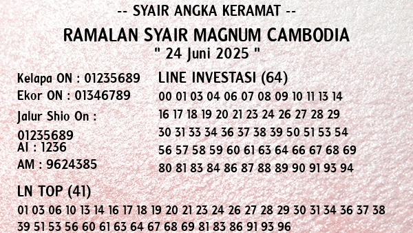 Prediksi Magnum Cambodia