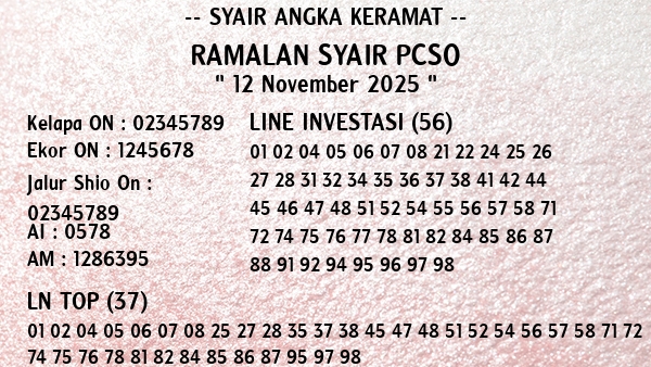 Prediksi Pcso