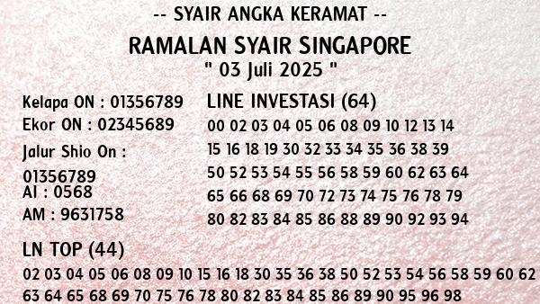 Prediksi Singapore