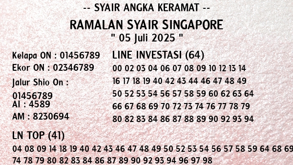 Prediksi Singapore