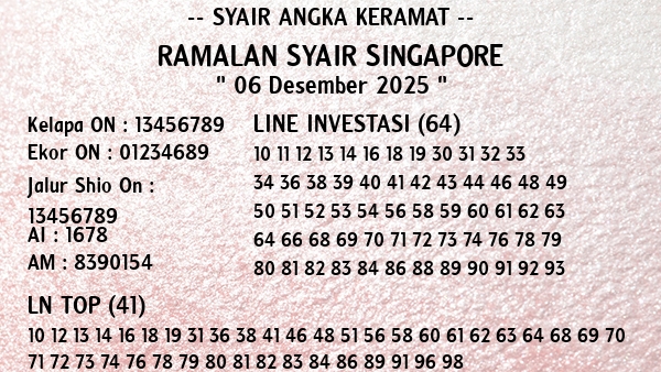 Prediksi Singapore