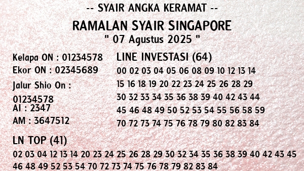 Prediksi Singapore