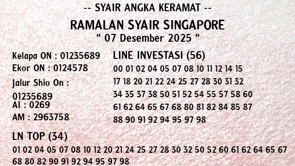 Prediksi Singapore