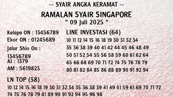 Prediksi Singapore