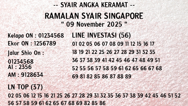Prediksi Singapore