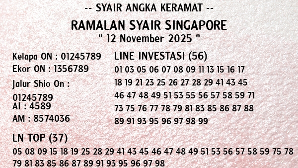 Prediksi Singapore