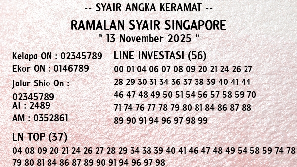 Prediksi Singapore
