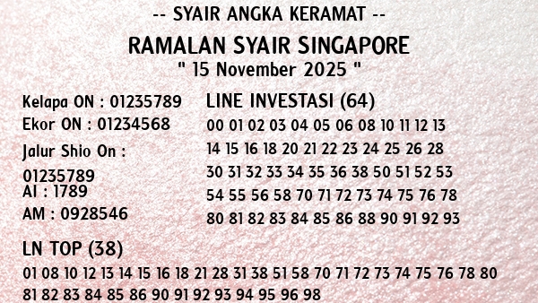Prediksi Singapore