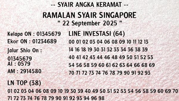 Prediksi Singapore