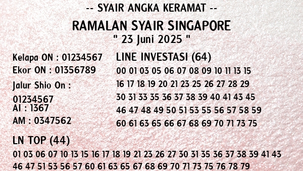 Prediksi Singapore