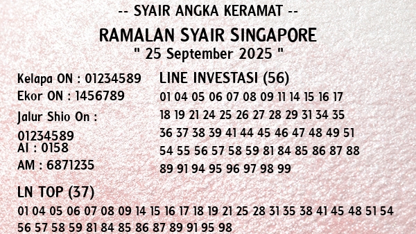 Prediksi Singapore