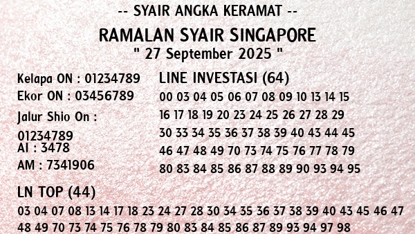 Prediksi Singapore