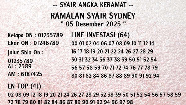 Prediksi Sydney