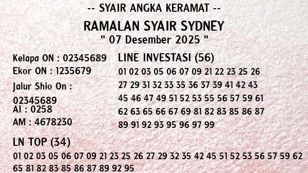 Prediksi Sydney