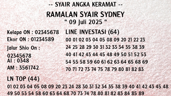 Prediksi Sydney