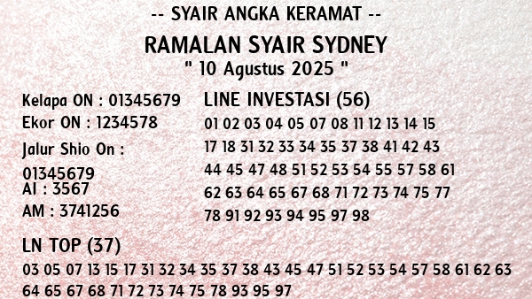 Prediksi Sydney