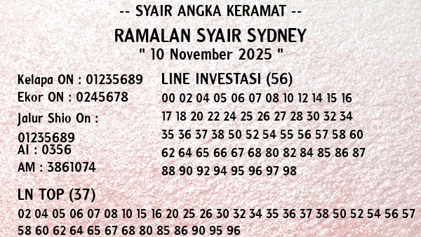 Prediksi Sydney