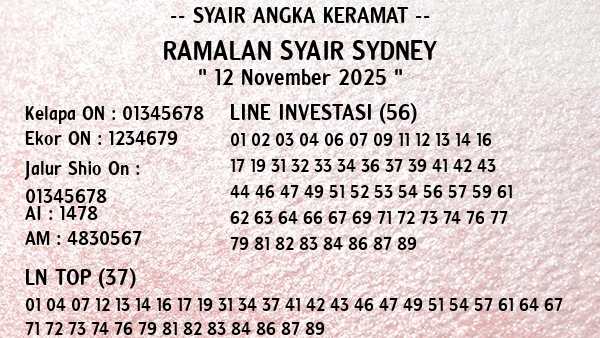Prediksi Sydney