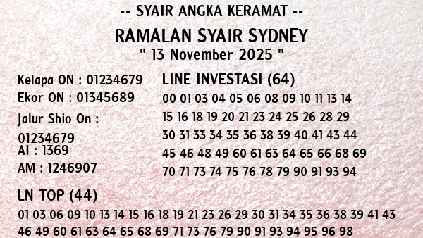 Prediksi Sydney