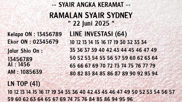 Prediksi Sydney