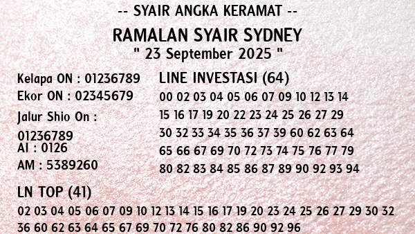 Prediksi Sydney