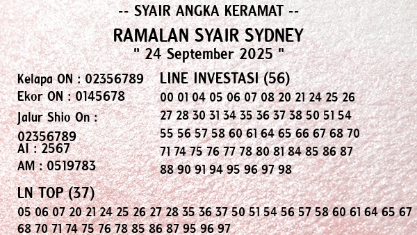 Prediksi Sydney