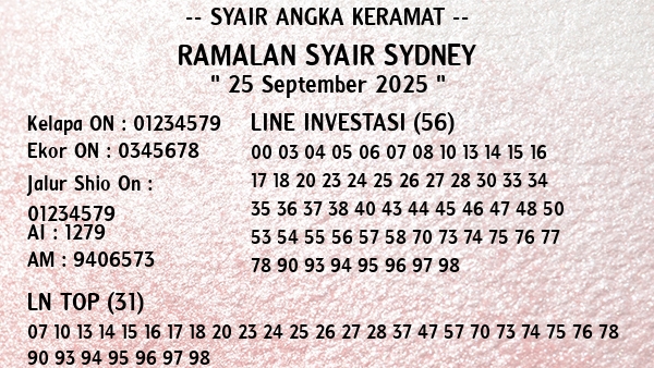Prediksi Sydney