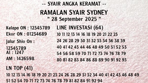 Prediksi Sydney