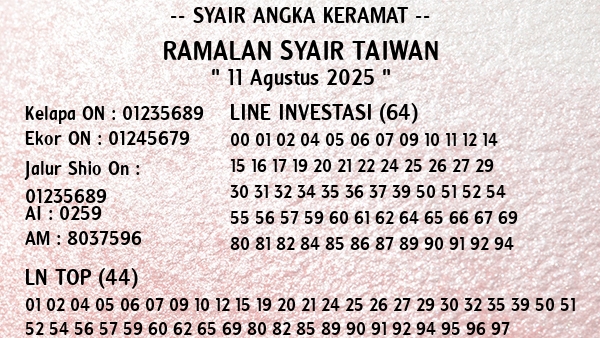 Prediksi Taiwan