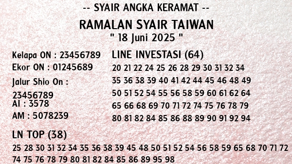 Prediksi Taiwan
