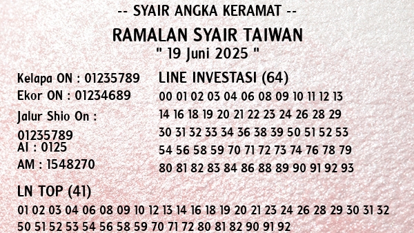 Prediksi Taiwan