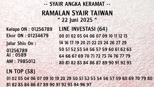 Prediksi Taiwan